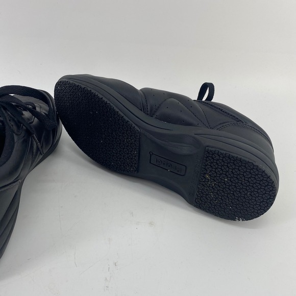 Propet Washable Walker W3840 Black Leather Lace Up Comfort Shoes Women  6.5 B M - Picture 6 of 8